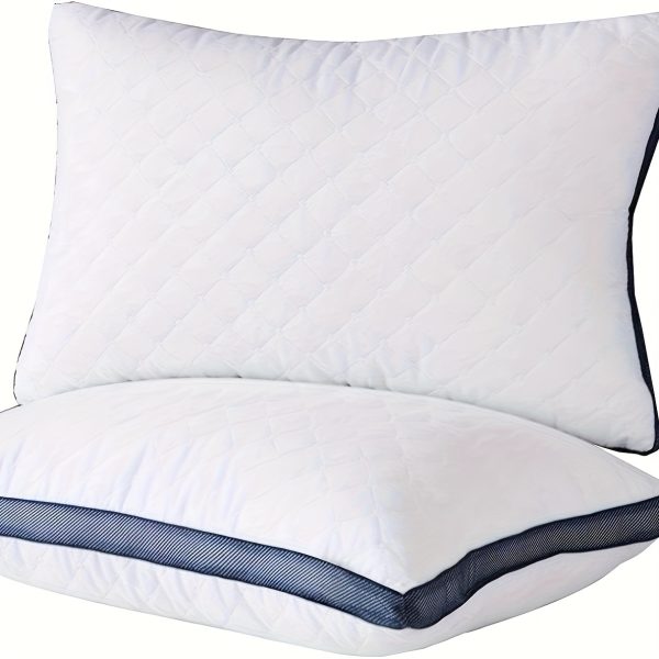 Pillows For Sleeping (2-Pack), Luxury Hotel Pillows King Size Set Of 2, Bed Pillows For Side And Back Sleeper