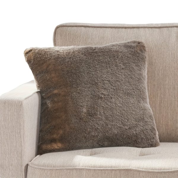 1/2/4pcs Sofa Pillows, Cushions, Plush Pillows, Living Room, Bedroom Light Brown Size: 18.00 Inch L*18.00 Inch W *0.50 Inch H